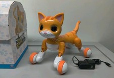 Orange Zoomer Kitty Robot