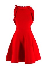 Abito pattinatore rosso con