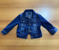 Benetton Jeans Giacca Denim Blue 12-18 Mesi Taglia 82 Bambino Casual Sportivo