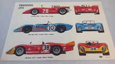 NQD266 Prototipi 1970 poster da Quattroruote