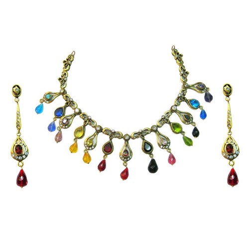 Set gioielli vittoriani con - di,