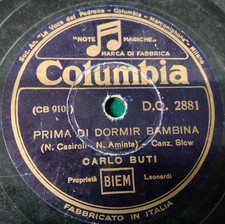 78 giri-10"CARLO BUTI"IL SUO