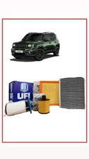 KIT TAGLIANDO  4 FILTRI PER JEEP RENEGADE 1.6 2.0 MJT 120CV