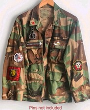 Rare Vintage Army Jacket Military Style Johnny Depp Jack Sparrow