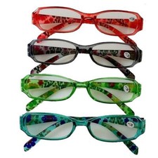 Occhiali Da Vista Lente per Lettura Presbite Montatura Colorata Con Cavo Donna