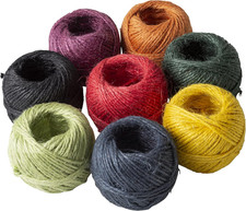 Spago Colorato in Juta –