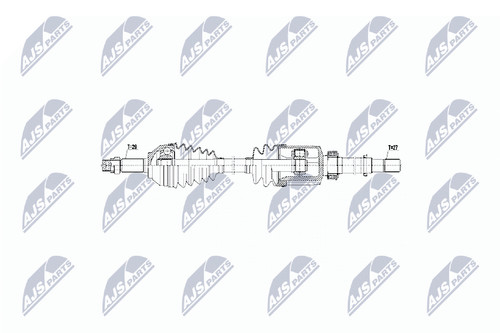 Albero motore nty npw 056 - albero,