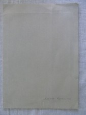 VITTORIO CUSATELLI disegno originale contenuto in una cartella 1954 - 1955