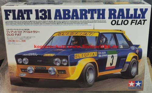 Tamiya 20069 fiat 131 - tamiya, 1/20