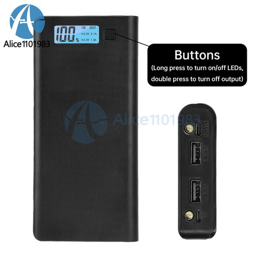 18650 battery box lcd mobile - 8*18650,
