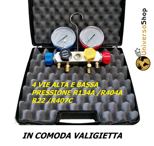 Gruppo manometrico vie - gruppo, a