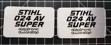 Targa distintivo Stihl 024 AV