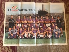 Fiorentina 75/76 poster squadra cm 80x55
