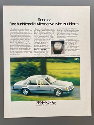 Opel senator gang - senator, 5-gang-getriebe