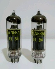 GENERAL SIEMENS EL84 x 2 Made russia tube valvole x unison research McIntosh NOS