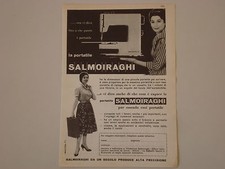 advertising Pubblicità 1959 MACCHINA PER CUCIRE SALMOIRAGHI