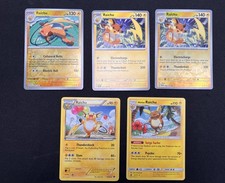 5x Carte Pokémon Raichu Next