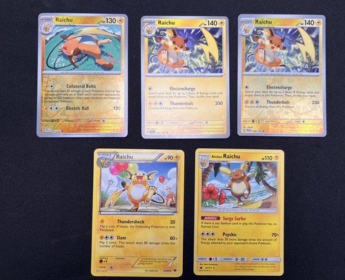Carte pokémon raichu - raichu, next