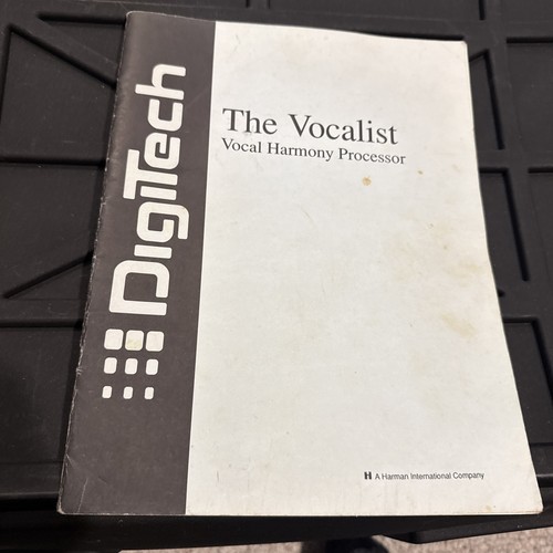Digitech the vocalist - digitech, manuale