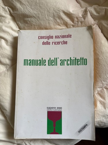 Manuale dell architetto - manuale, dell'architetto