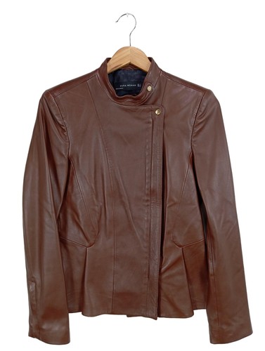 Zara woman giacca pelle - woman,
