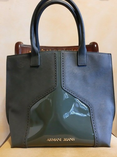Borsa donna armani jeans verde - borsa,