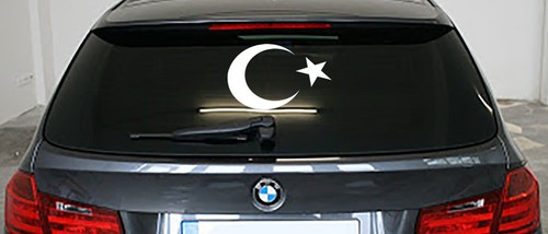 Adesivi auto turchia - turchia, set