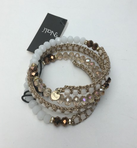 Bracciale spirale cristalli - a,