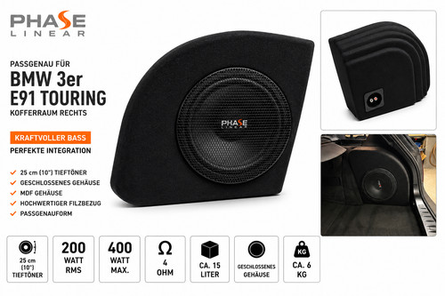 Subwoofer auto lineare phase - auto,