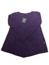 Abito Dress 100% Puro Cashmere Kasmir Cachemire Donna Loro Piana Taglia 38 Viola