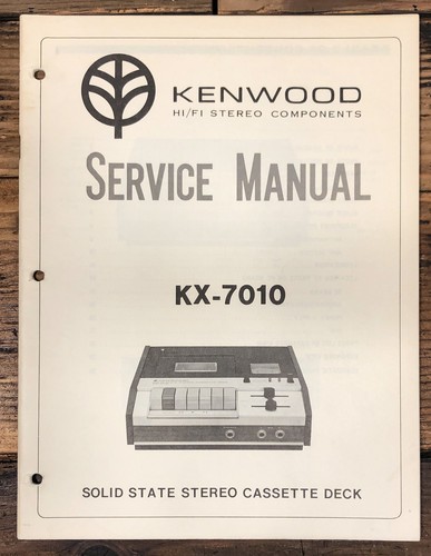 Kenwood 7010 manuale - kenwood, di