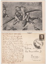 ORVIETO - TERNI - CATTEDRALE - UN DETTAGLIO DELL'AFFRESCO - VIAGG. 1941 -25712-