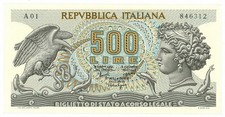 500 LIRE BIGLIETTO DI STATO