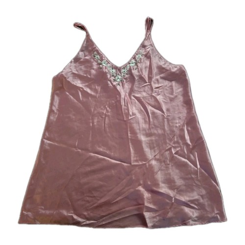 Abito slip rosa seta vintage