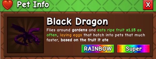 Drago nero arcobaleno - nero,