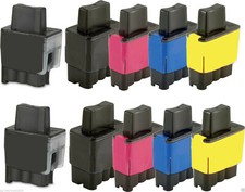 10 CARTUCCE COMPATIBILI CON BROTHER DCP 115C 117C 315CN MFC 215C 3240C 425 CN