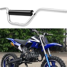 Per Mini Cross KXD 7/8" 22mm Cromo Dirt Pit Bike Drag Manubrio 5" Rise con Pad