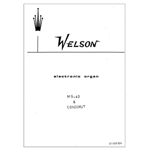 Welson condor mg 40 - condor-t, mg-40