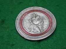 SAN CRISTOFORO BADGE PER AUTO D'EPOCA FIAT LANCIA ALFA ROMEO FERRARI VESPA