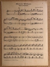 Spartito musica, MARCIA