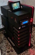 PC Desktop ASUS ROG del 2011 con Case Custom LED Usato 2xGPU nVidia SLI