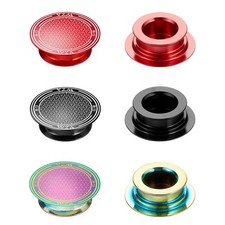 Guarnitura nera bicicletta MTB copripolvere tappo incisione fine colori tradizio