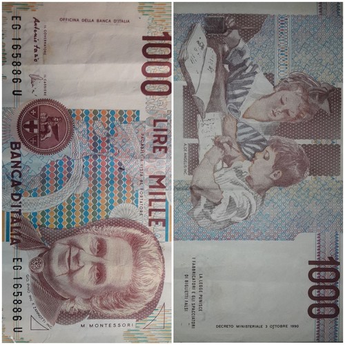 Banconota mille lire - banconota,
