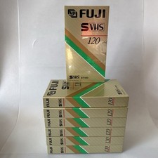 7x Videocassette vuote Fuji