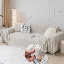 Khaki Couch Cover Reversible