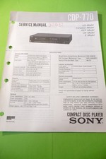 Manuale Di Servizio Per SONY