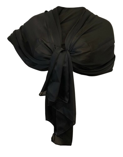 Elegante sciarpa seta scialle - sciarpa,