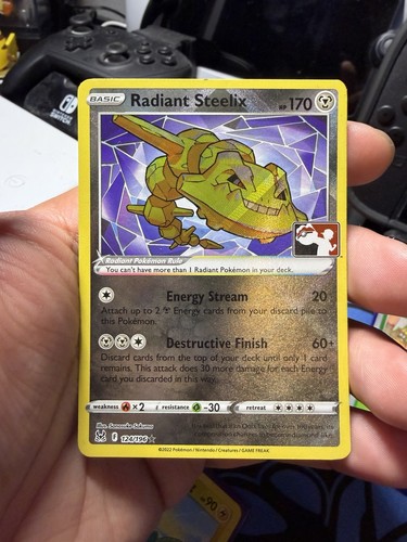 Steelix radiant pokemon prize - steelix,