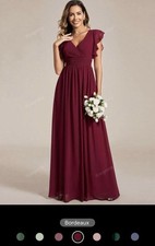 Abito da sera bordeaux nuovo