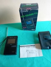 Citizen TC53 Pocket Colour Television Mini TV VHF UHF